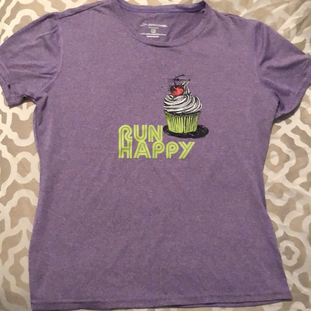 Brooks tech tee running shirt. Run happy.